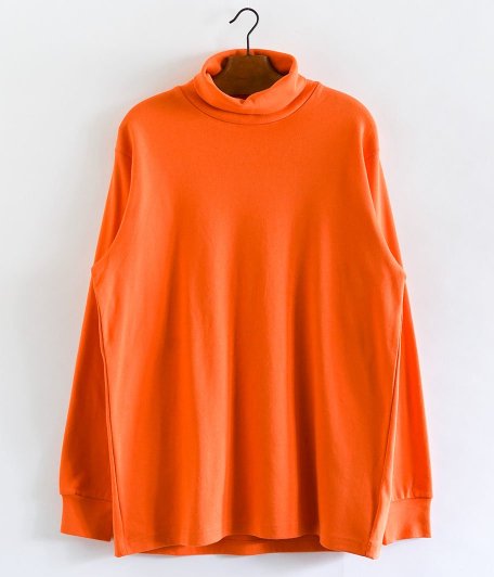  DRESS Plain Turtleneck [ORANGE]