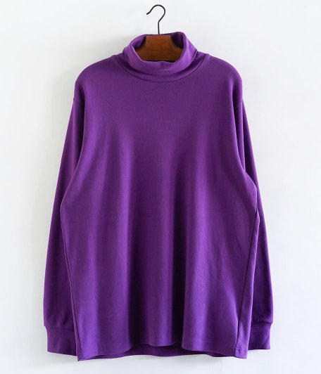  DRESS Plain Turtleneck [PURPLE]