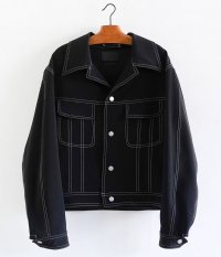  YOKE TRUCKER JACKET [BLACK]