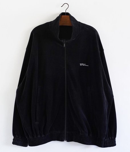  Fresh Service VELOUR JERSEY BLOUSON [BLACK]