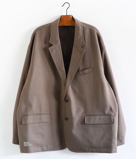  Fresh Service WOOLY TWILL JACKET [BROWN]