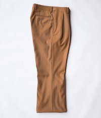  NEAT Back Satin Gabardine Flare [CAMEL]