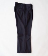  NEAT Back Satin Gabardine Flare [NAVY]