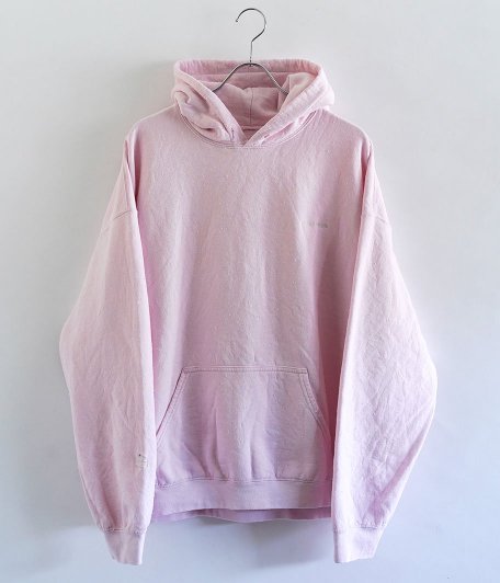  radicalvintage EMBROIDERY AGING HOODIE [PINK]