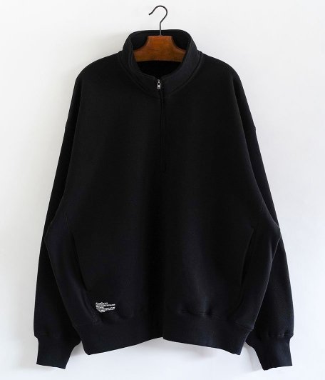  FreshService HEAVY OZ HALF ZIP PULLOVER [BLACK]