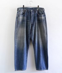  A.PRESSE No.22 Washed Wide Denim Pants [INDIGO]