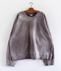  ANCELLM UNEVENNESS SWEAT SHIRT [PURPLE]