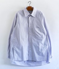  ANCELLM DYED SHRINK OVER SHIRT [PURPLE]