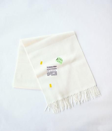  BAL / INOUE BROTHERS BRUSHED SCARF [WHITE]