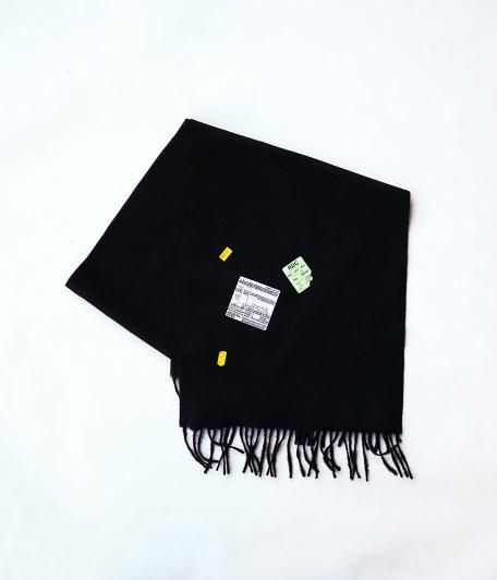  BAL / INOUE BROTHERS BRUSHED SCARF [BLACK]