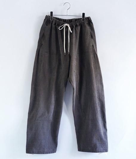  1000s THOUSANDS UNEVENNESS LABOR SWEAT PANTS [INK BLACK]