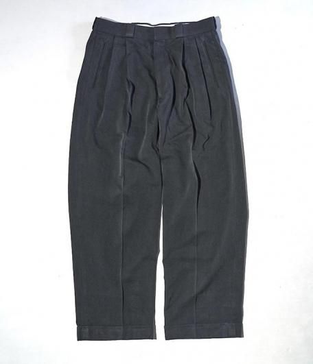 A.PRESSE Washed Silk Wide Trousers[CHARCOAL] - Fresh Service