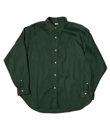 A.PRESSE Double Weave Twill Shirt 2 未使用 A.PRESSE | DOUBLE WEAVE TWILL REGULAR COLLAR SHIRT