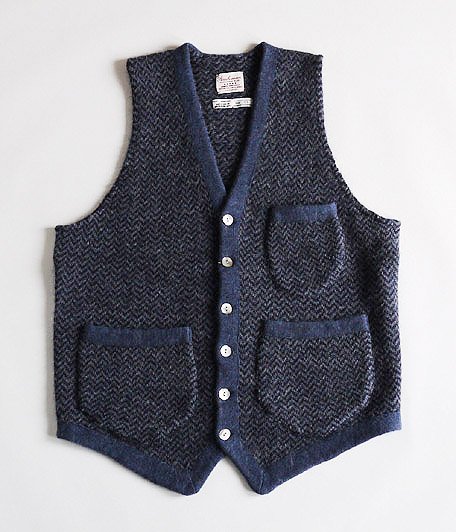  ANACHRONORM Clothing Jacguard Knit Vest[NAVY]