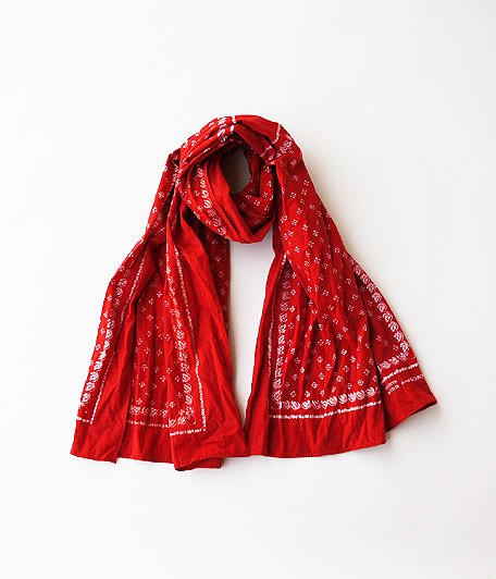  ANACHRONORM Clothing Discharge Bandana Scarf [RED]