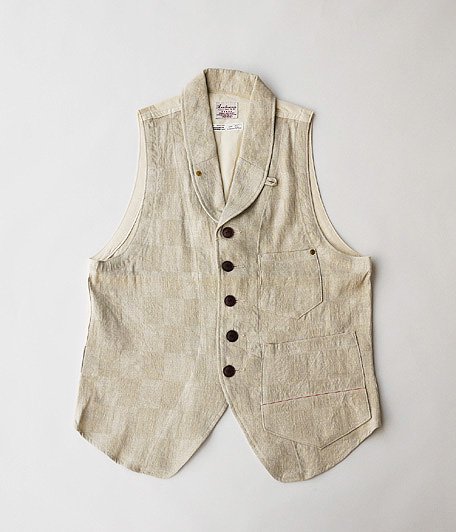  ANACHRONORM Clothing Shawl Collar Classic Vest[OFF WHITE]