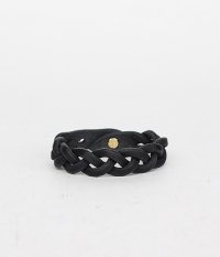  THE SUPERIOR LABOR Trick Braid Bracelet [black]
