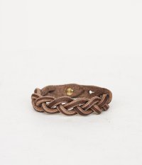  THE SUPERIOR LABOR Trick Braid Bracelet [brown]