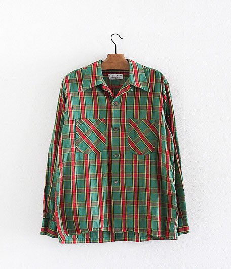 50's ビンテージオープンカラーボックスシャツ - KAPTAIN SUNSHINE