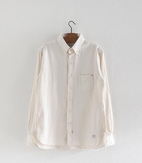  ANACHRONORM Clothing 6.5oz Denim B.D Shirt [OFF WHITE]