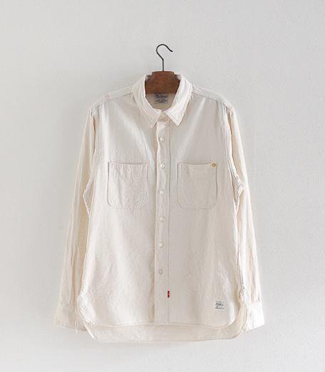  ANACHRONORM Clothing 6.5oz Denim Work Shirt [OFF WHITE]