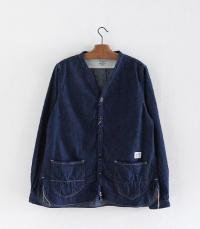  ANACHRONORM Clothing Nep Denim Shirts-cardigan [INDIGO]