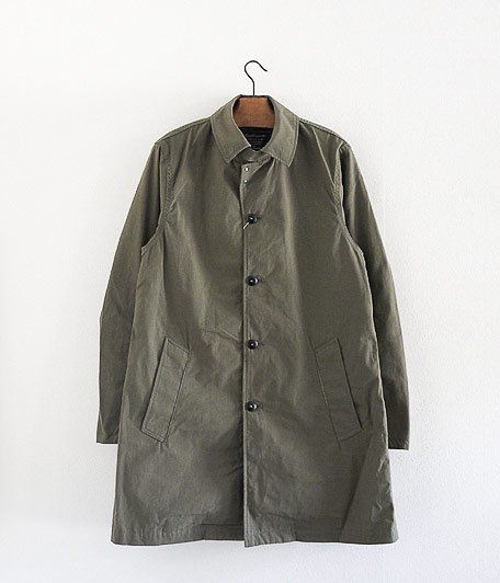  ANACHRONORM Clothing Gabardine Soutien Collar Coat [OLIVE]