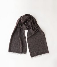  ANACHRONORM Clothing Stole Mouss Made in Italy [BURGUNDY]