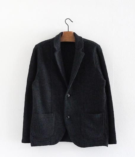  JIGSAW FULLING WOOL JACKET [CHARCOAL]