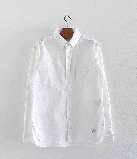  ANACHRONORM Clothing Broadcloth B.D Shirt [WHITE]