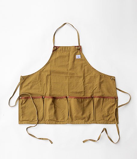  THE SUPERIOR LABOR Plural Pocket Apron [mustard]