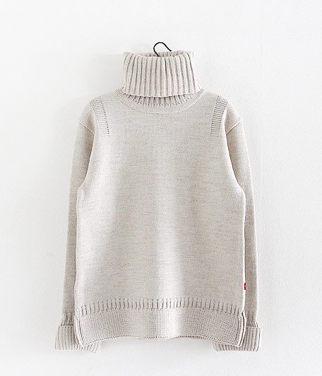 ANACHRONORM Clothing Guernsey Turtleneck Sweater [OFF WHITE] - KAPTAIN