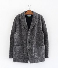  THE SUPERIOR LABOR Shawl Collar Cardigan [chacoal gray]