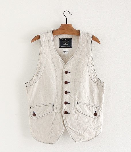  ANACHRONORM Clothing C/L Work Vest [OFF WHITE]