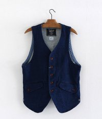  ANACHRONORM Clothing INDIGO Knit Like Work Vest [INDIGO]