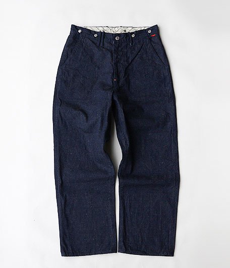  ANACHRONORM Reading Nep Denim Wide Work Trousers [One Washed]