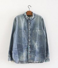  ANACHRONORM Reading Flat Fell Seam Chambray Work Shirt [Hard Wash]