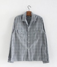  ANACHRONORM Reading Check Open Collar Shirts [GRAY]