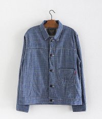  ANACHRONORM Clothing INDIGO Check Work Jacket