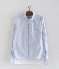  ANACHRONORM Clothing Square Bottom Shirt Wide Fit [BLUE]