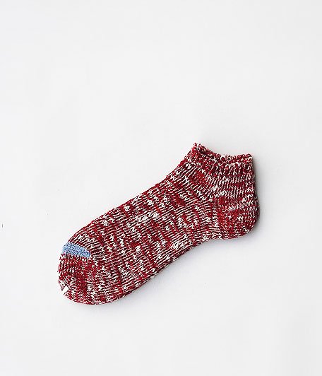  THE SUPERIOR LABOR Melange Short Sox [red]