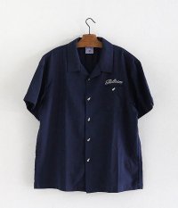  THE SUPERIOR LABOR BBW Bowling Shirts [navy]