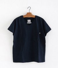  ANACHRONORM Clothing V Neck Pocket T-shirts [NAVY]