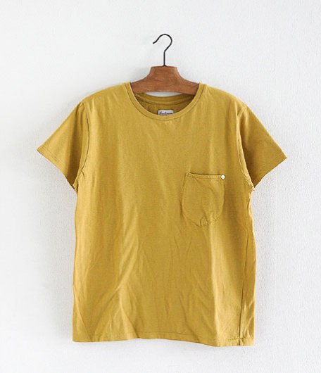  ANACHRONORM Clothing Pocket T-shirt [MUSTARD]