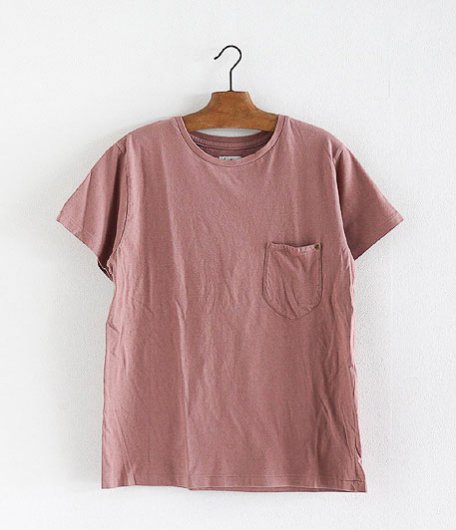  ANACHRONORM Clothing Pocket T-shirt [SALMON PINK]