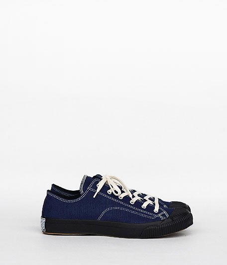  ANACHRONORM Reading PARADISE RUBEER Athletics Shoes BLACK SOLE [INDIGO]