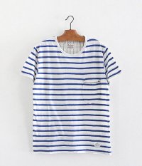  ANACHRONORM Clothing Border Pocket T-shirt [WHITE]