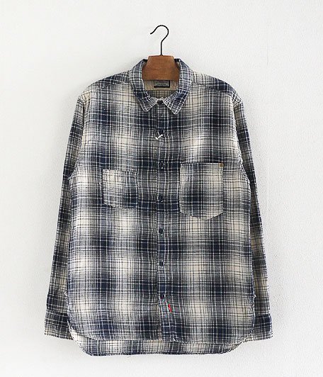  ANACHRONORM Reading Flat Fell Seam Flannel Work Shirt [One Wash]