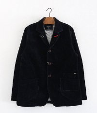  ANACHRONORM Clothing 9W Cord Work Lapel Jacket [BLACK]