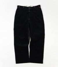  ANACHRONORM Clothing 9W Cord Wide Work Trousers [BLACK]